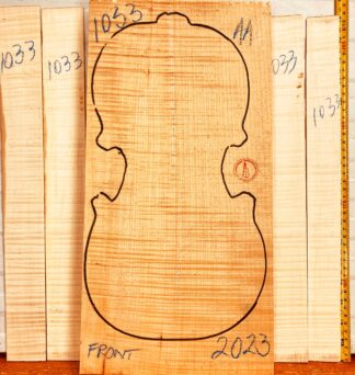 Violin No.1033 One piece Back and Sides