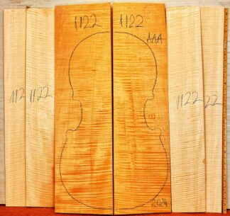 Cello No.1122 Back and Sides