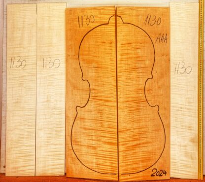 Cello No.1130 Back and Sides