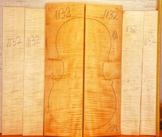 Cello No.1132 Back and Sides